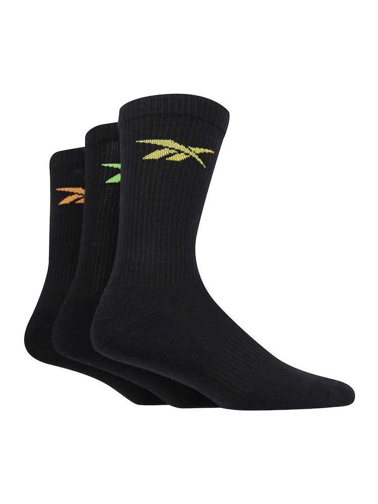 Reebok Sports Black Socks - Image 2 of 6