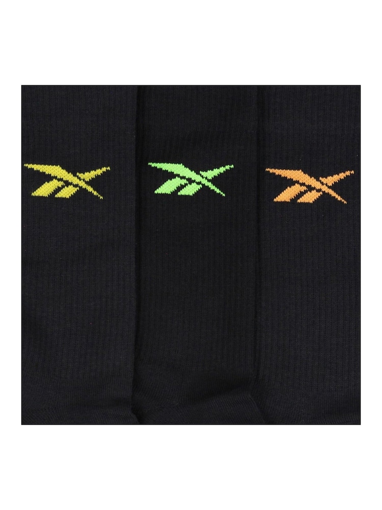 Reebok Sports Black Socks - Image 6 of 6