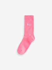 Синий - Pringle Fashion Stripe Crew Socks 3 pack - Image 6 of 12