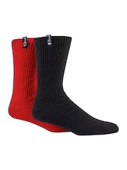 Pringle Red Textured Knit Boot Socks 2 pack - Image 2 of 10