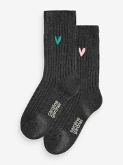 Caroline Gardner Grey Supersoft Bamboo Leisure Socks 2 pack - Image 1 of 10