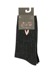 Caroline Gardner Grey Supersoft Bamboo Leisure Socks 2 pack - Image 10 of 10