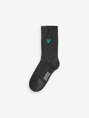 Caroline Gardner Grey Supersoft Bamboo Leisure Socks 2 pack - Image 8 of 10