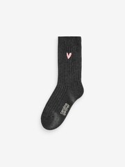 Caroline Gardner Grey Supersoft Bamboo Leisure Socks 2 pack - Image 9 of 10
