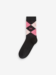 Pringle Black Classic Argyle Christmas Gift Box 3 pack - Image 2 of 4