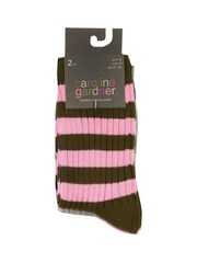 Caroline Gardner French Grey Supersoft Bamboo Leisure Socks 2 pack - Image 6 of 10