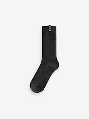 Pringle Grey Textured Knit Boot Socks 2 pack - Image 9 of 10