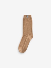 Pringle Natural Textured Knit Boot Socks 2 pack - Image 2 of 3