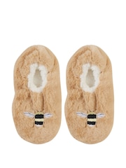 Wild Feet Cream Fun Fluffy Slippers - Image 1 of 7