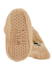 Wild Feet Cream Fun Fluffy Slippers - Image 5 of 7