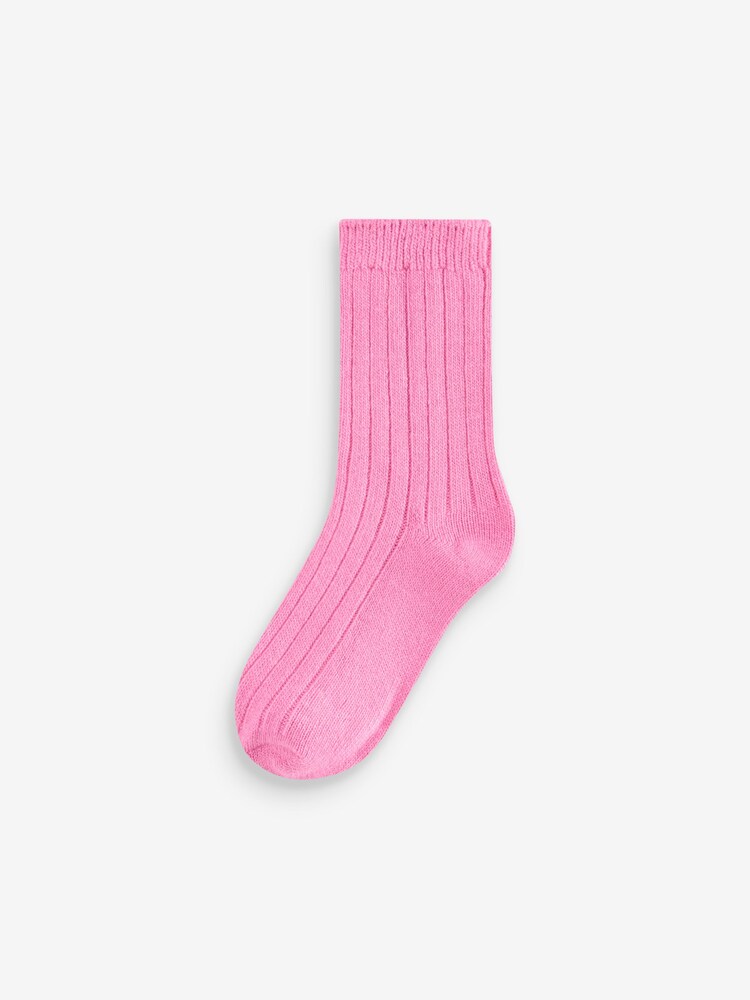 Pink - Wild Feet Luxury Cashmere Blend Socks 2 pack - Bild 2 von 10 Pink - Wild Feet Luxury Cashmere Blend Socks 2 pack - Bild 2 von 10