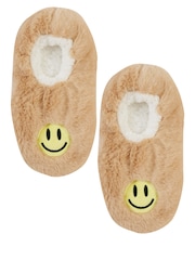 Wild Feet Natural Fun Fluffy Slippers - Image 2 of 7