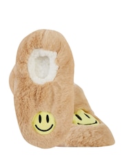 Wild Feet Natural Fun Fluffy Slippers - Image 6 of 7