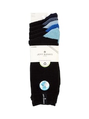 Jeff Banks Black Chunky Knit Boot Socks 5 Pack - Image 3 of 7