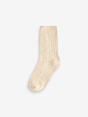 Wild Feet Grey Luxury Cashmere Blend Socks 2 pack - Image 2 of 10