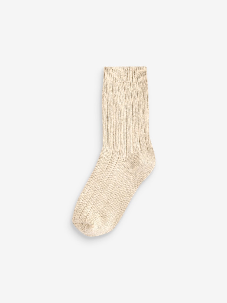 Wild Feet Grey Luxury Cashmere Blend Socks 2 pack - Image 2 of 10