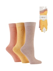 Оранжевый - Pringle Bamboo Light Leisure Twist Yarn Crew Socks 3 pack - Изображение 11 из 11