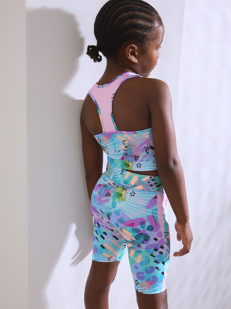 Impression animale bleue - Top de sport (5-16ans) - Image 3 of 8