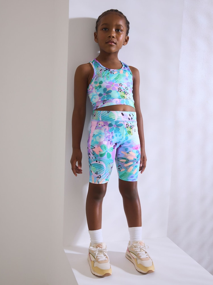 Impression animale bleue - Top de sport (5-16ans) - Image 4 of 8