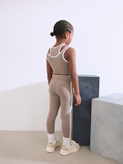 Khaki Green Sports Crop Top (5-16yrs) - Image 2 of 5