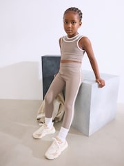 Khaki Green Sports Crop Top (5-16yrs) - Image 5 of 5