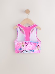 Blush Pink Graffiti Sports Crop Top (5-16yrs) - Image 2 of 4