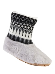 Серый - Тапочки-сапожки Wild Feet мода - Изображение 1 из 8