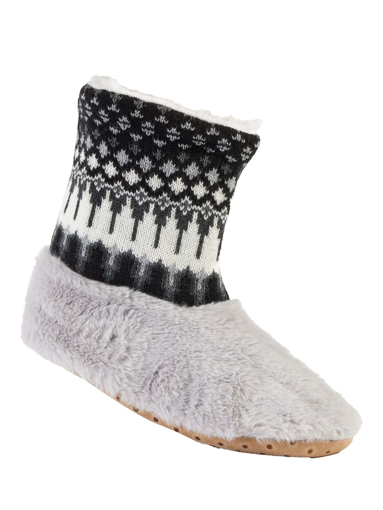 Серый - Тапочки-сапожки Wild Feet мода - Изображение 1 из 8