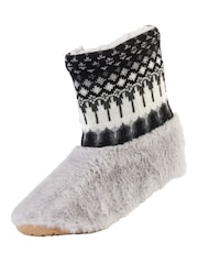Серый - Тапочки-сапожки Wild Feet мода - Изображение 2 из 8