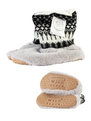 Серый - Тапочки-сапожки Wild Feet мода - Изображение 5 из 8
