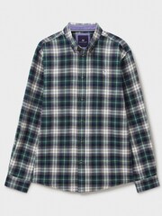 Crew Clothing Blue Miller Check 100% Cotton Flannel Shirt - Image 5 of 5