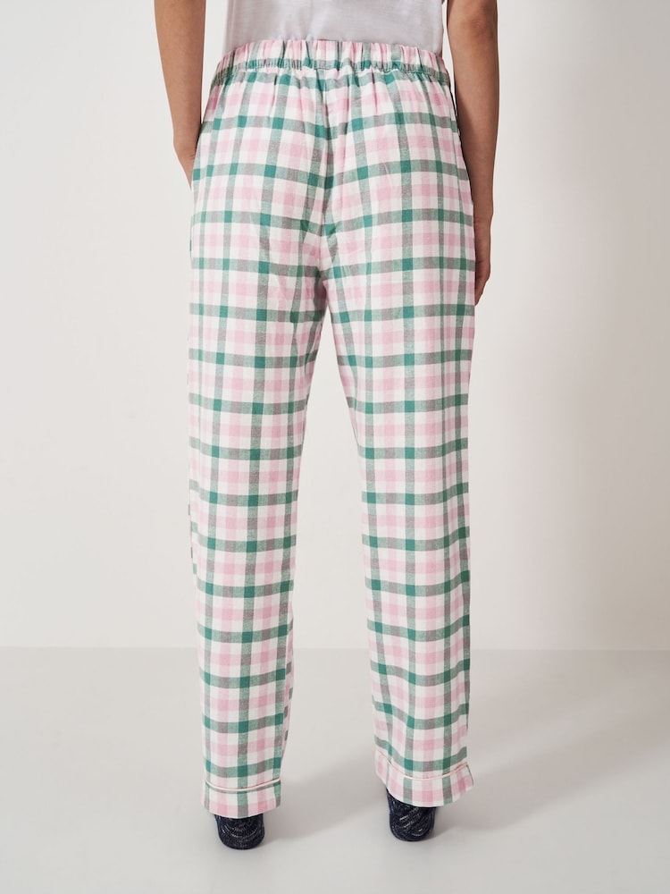 Pantalones de chándal a cuadros de franela cepillada de algodón 100 % de Crew Clothing - Imagen 2 de 4 Pantalones de chándal a cuadros de franela cepillada de algodón 100 % de Crew Clothing - Imagen 2 de 4