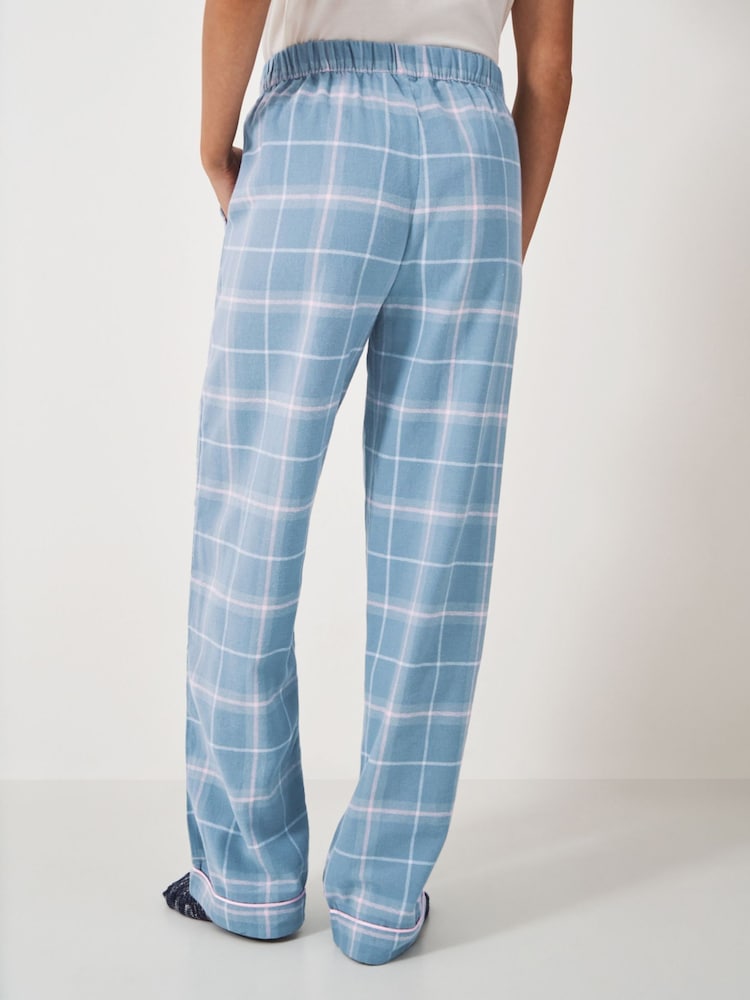 Crew Clothing Company 100% Cotton Brushed Flannel Checked Lounge Trousers - Imagen 2 de 5 Crew Clothing Company 100% Cotton Brushed Flannel Checked Lounge Trousers - Imagen 2 de 5