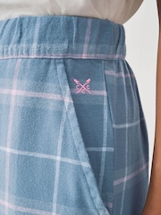 بنطلون مريح ناعم قطن 100% مُزين بنقش مربعات من Crew Clothing Company - صورة 3 من 5