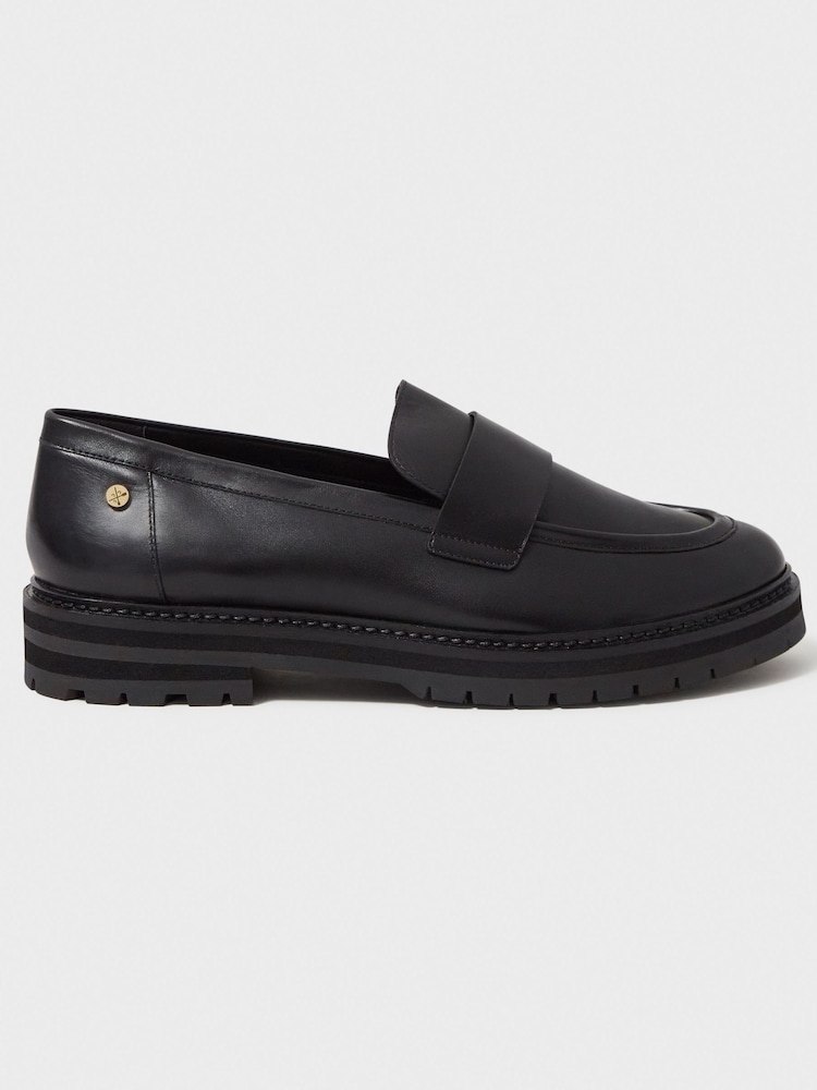 Crew Clothing Company klobige Leder-Loafers - Bild 2 von 4 Crew Clothing Company klobige Leder-Loafers - Bild 2 von 4