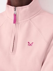 Crew Clothing Company Pink Half Zip Sweatshirt - Image 4 of 5