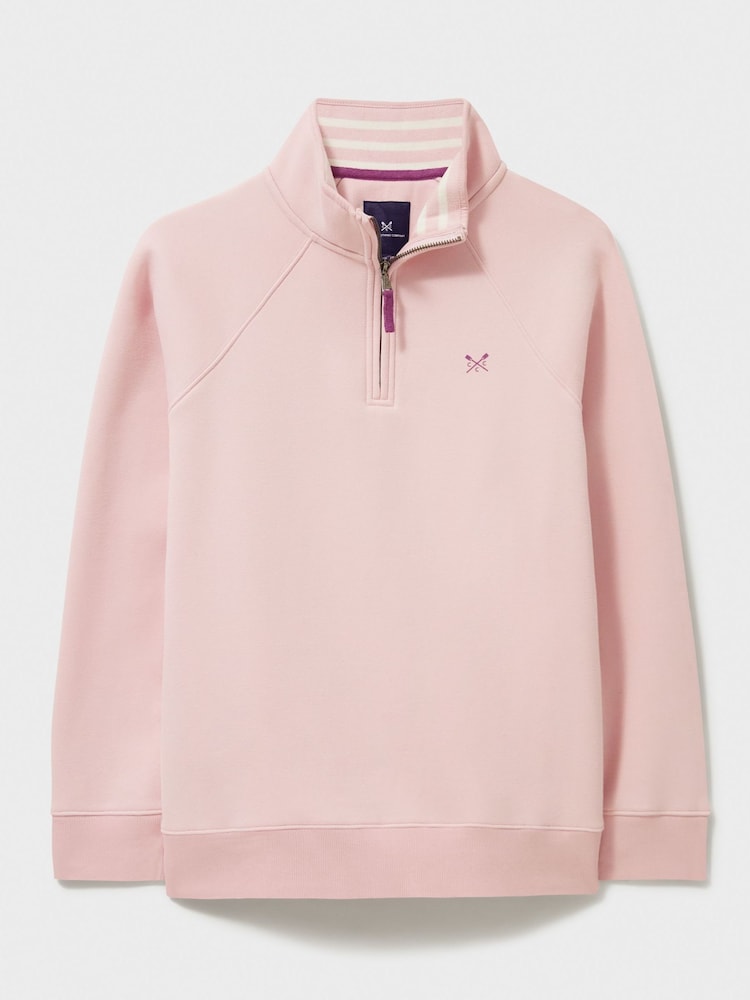 Crew Clothing Company Pink Half Zip Sweatshirt - Imagen 5 de 5 Crew Clothing Company Pink Half Zip Sweatshirt - Imagen 5 de 5