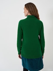 zelena - Crew Clothing Merino kašmir Blend puli; s puli ovratnikom pulover - Slika 2 iz 5