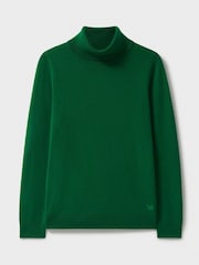 zelena - Crew Clothing Merino kašmir Blend puli; s puli ovratnikom pulover - Slika 5 iz 5