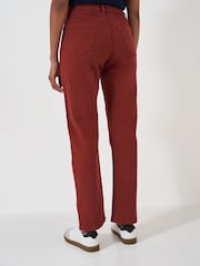 Crew Clothing Red Brompton Trousers - Image 2 of 5
