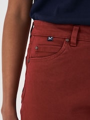 Crew Clothing Red Brompton Trousers - Image 4 of 5