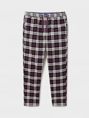 Crew Clothing Red Flannel Lounge 100% Cotton Trousers - Image 5 of 5