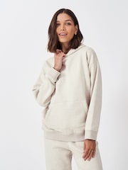 Crew Clothing Natural Sherpa Lined Cotton Hoodie - Image 1 of 5