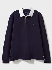 Crew Clothing Blue Rugby Sweatshirt - Image 6 of 6