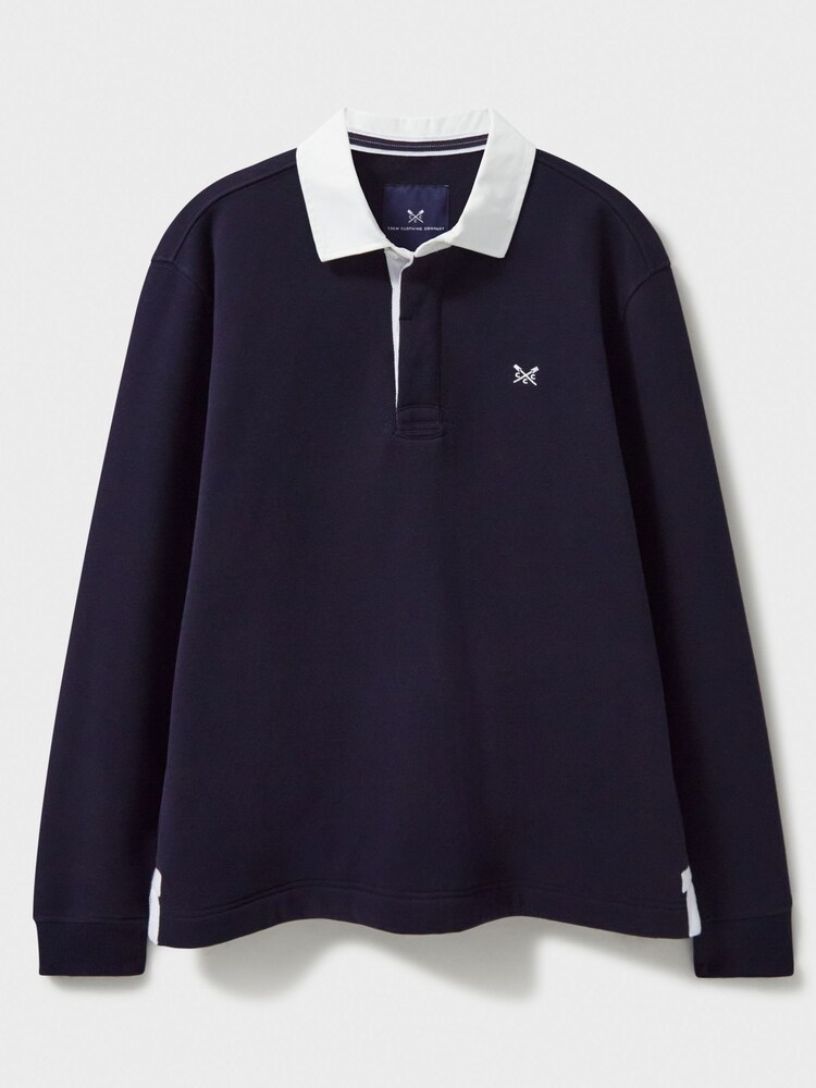 Crew Clothing Blue Rugby Sweatshirt - Image 6 of 6