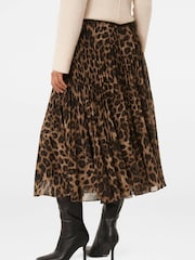 Forever New Brown Aurora Pleated Skirt - Image 3 of 6
