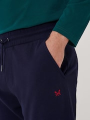Crew Clothing Company Blue Interlock Joggers - Image 2 of 5