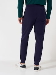 Crew Clothing Company Blue Interlock Joggers - Image 4 of 5
