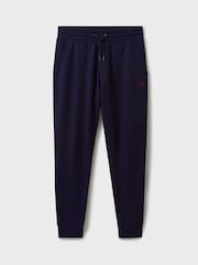 Crew Clothing Company Blue Interlock Joggers - Image 5 of 5