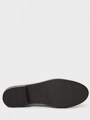 Crew Clothing Grey Leather Loafers - Image 4 of 4